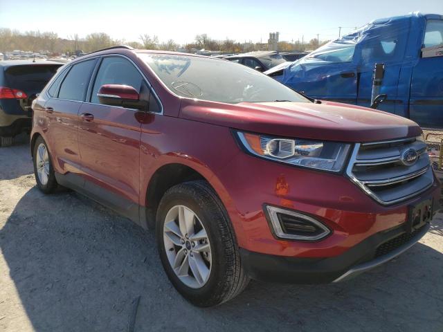 FORD EDGE SEL 2015 with VIN 2FMTK4J8XFBB35024 - Photo from auction