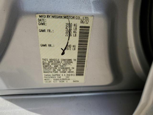 Photo 10 from auction – 2013 NISSAN ALTIMA 2.5 with VIN 1N4AL3AP9DC113691