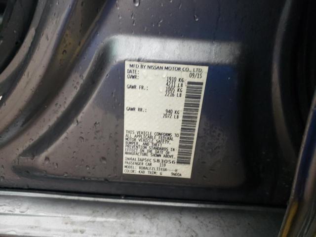 Photo 10 from auction – 2015 NISSAN ALTIMA 2.5 with VIN 1N4AL3AP5FC583056