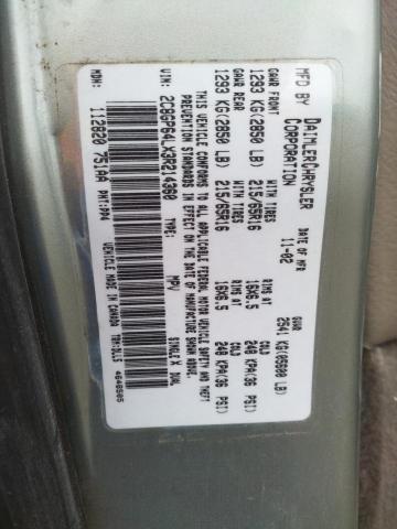 Photo 10 from auction – 2003 CHRYSLER TOWN & COU with VIN 2C8GP64LX3R214360