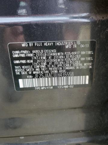 Photo 10 from auction – 2014 SUBARU FORESTER 2 with VIN JF2SJAAC1EH435558