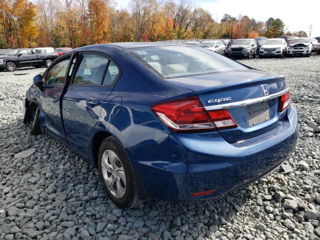 Photo 3 from auction – 2013 HONDA CIVIC LX with VIN 2HGFB2F58DH559091