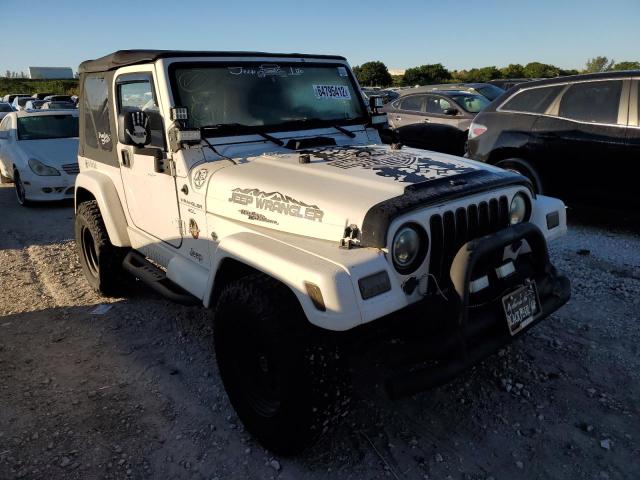 JEEP WRANGLER / 2000 with VIN 1J4FA59S2YP787149 - Photo from auction