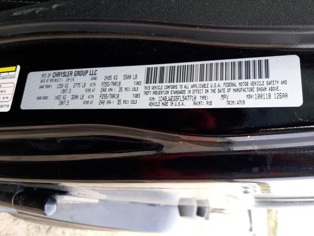 Photo 10 from auction – 2015 JEEP WRANGLER U with VIN 1C4BJWEG5FL547710