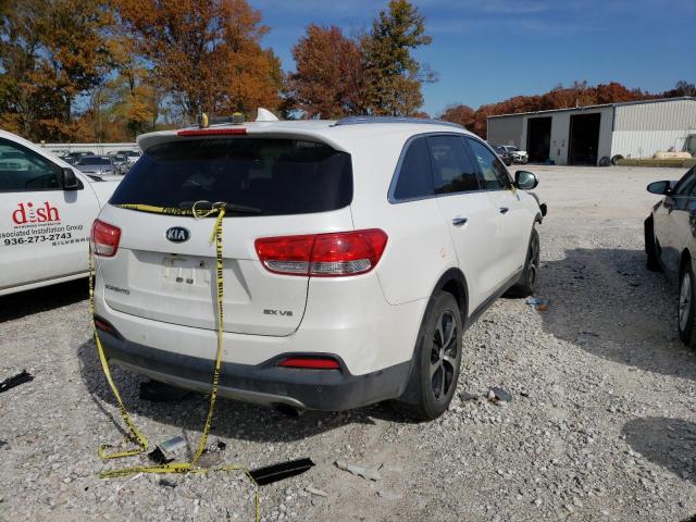 Photo 4 from auction – 2016 KIA SORENTO EX with VIN 5XYPHDA59GG177515