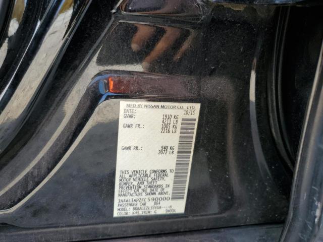 Photo 10 from auction – 2015 NISSAN ALTIMA 2.5 with VIN 1N4AL3AP2FC590000
