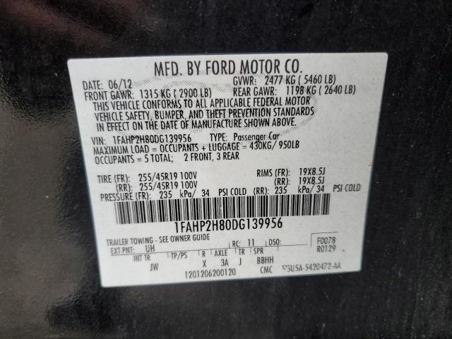 Photo 10 from auction – 2013 FORD TAURUS SEL with VIN 1FAHP2H80DG139956