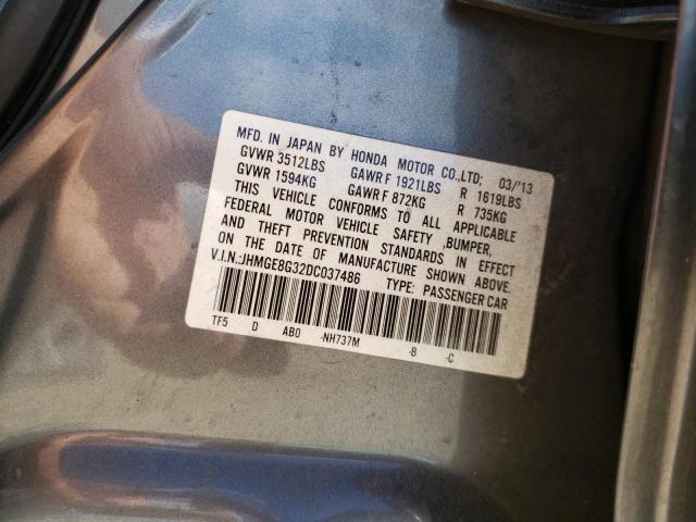 Photo 10 from auction – 2013 HONDA FIT with VIN JHMGE8G32DC037486