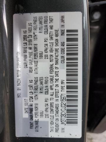 Photo 10 from auction – 2018 MAZDA CX-9 TOURI with VIN JM3TCBCY0J0215971
