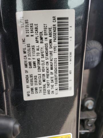 Photo 10 from auction – 2016 ACURA TLX TECH with VIN 19UUB2F58GA002935