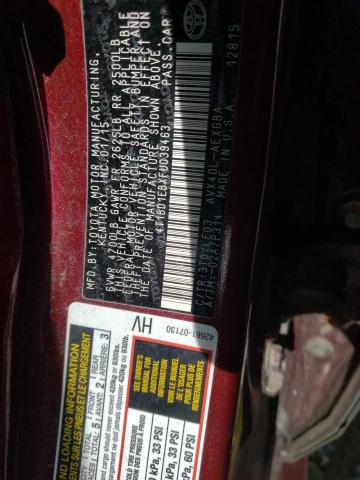 Photo 10 from auction – 2015 TOYOTA AVALON HYB with VIN 4T1BD1EBXFU039463