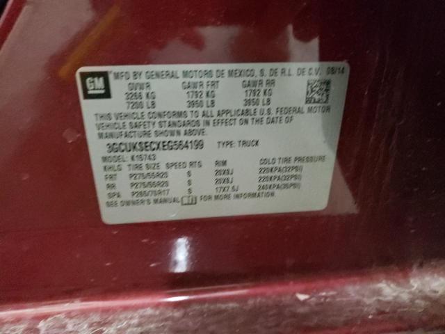 Photo 10 from auction – 2014 CHEVROLET SILVERADO with VIN 3GCUKSECXEG564199