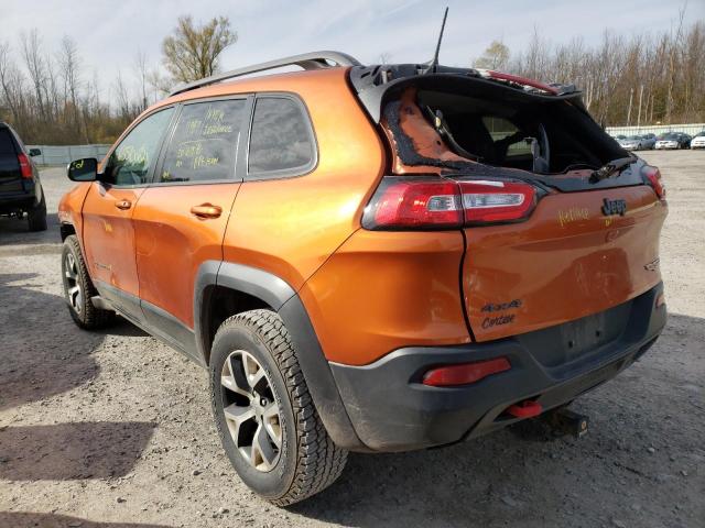 Photo 3 from auction – 2016 JEEP CHEROKEE T with VIN 1C4PJMBS0GW218108