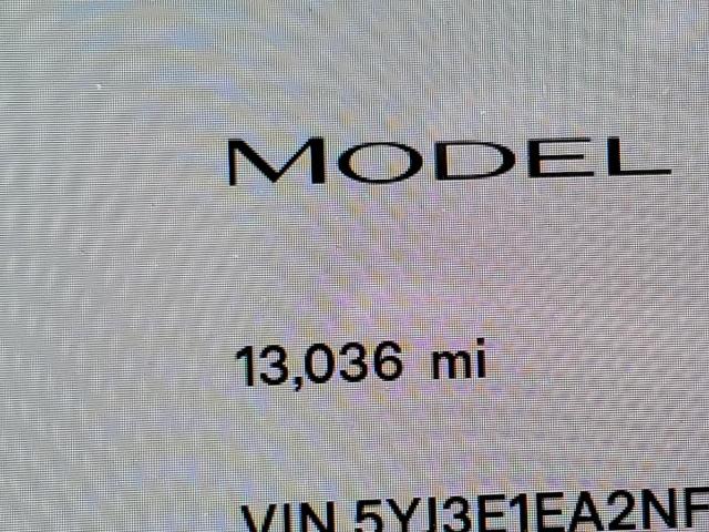 Photo 8 from auction – 2022 TESLA MODEL 3 with VIN 5YJ3E1EA2NF102432