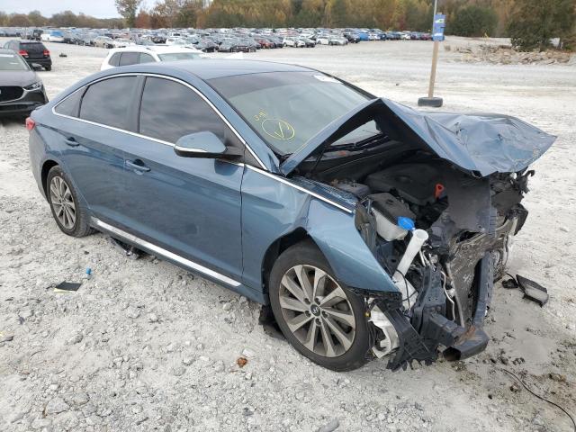 HYUNDAI SONATA SPO 2015 with VIN 5NPE34AF0FH052926 - Photo from auction