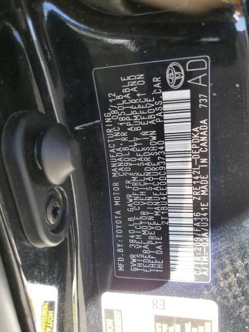 Photo 10 from auction – 2013 TOYOTA COROLLA BA with VIN 2T1BU4EE0DC937340