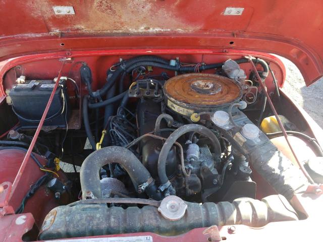 Photo 7 from auction – 1985 JEEP JEEP CJ7 with VIN 1JCCM87A7FT133875