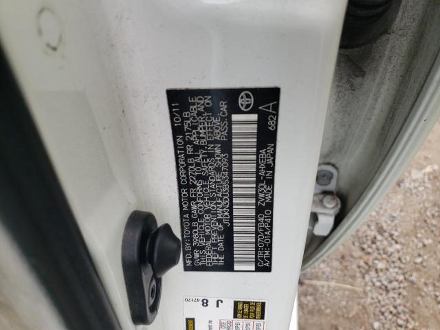 Photo 10 from auction – 2011 TOYOTA PRIUS with VIN JTDKN3DU3B5347093