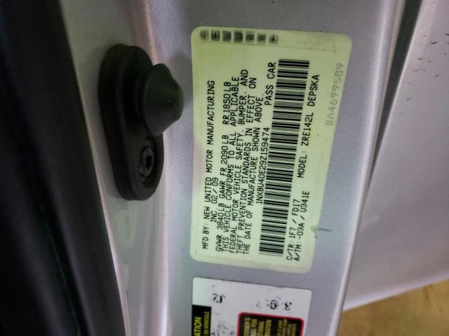 Photo 10 from auction – 2009 TOYOTA COROLLA BA with VIN 1NXBU40E29Z159474