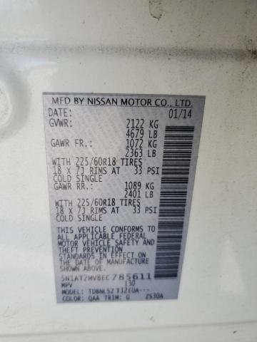 Photo 10 from auction – 2014 NISSAN ROGUE S with VIN 5N1AT2MV8EC785611
