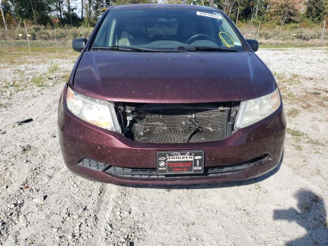 Photo 9 from auction – 2012 HONDA ODYSSEY LX with VIN 5FNRL5H27CB109644