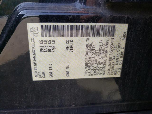 Photo 10 from auction – 2011 NISSAN ALTIMA BAS with VIN 1N4AL2AP1BC168949