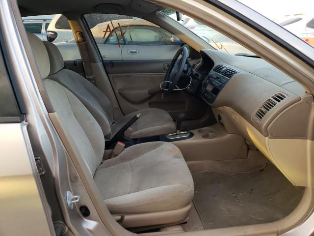 Photo 5 from auction – 2001 HONDA CIVIC LX with VIN 1HGES16541L005289
