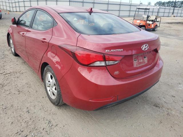 Photo 3 from auction – 2014 HYUNDAI ELANTRA SE with VIN KMHDH4AEXEU060228
