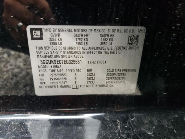 Photo 10 from auction – 2014 CHEVROLET SILVERADO with VIN 3GCUKSEC7EG325631
