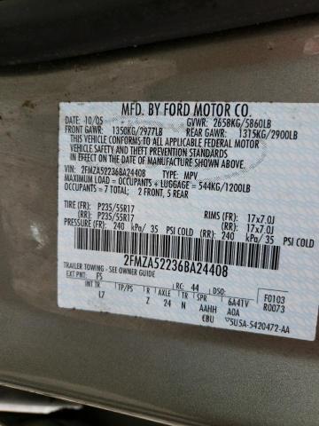 Photo 10 from auction – 2006 FORD FREESTAR S with VIN 2FMZA52236BA24408