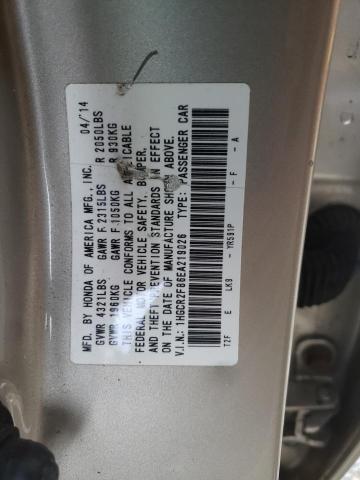 Photo 10 from auction – 2014 HONDA ACCORD EXL with VIN 1HGCR2F86EA219026