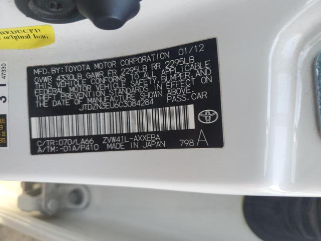 Photo 10 from auction – 2012 TOYOTA PRIUS V with VIN JTDZN3EU6C3084284