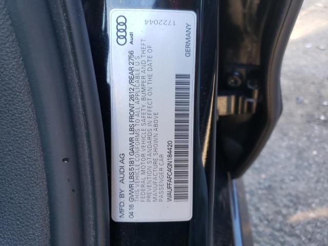 Photo 10 from auction – 2016 AUDI A6 PREMIUM with VIN WAUFFAFC4GN184420