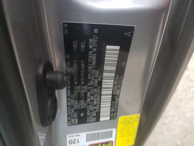 Photo 10 from auction – 2016 TOYOTA SIENNA XLE with VIN 5TDYK3DC8GS734914