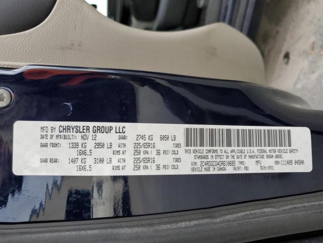 Photo 10 from auction – 2013 DODGE GRAND CARA with VIN 2C4RDGCG4DR610685