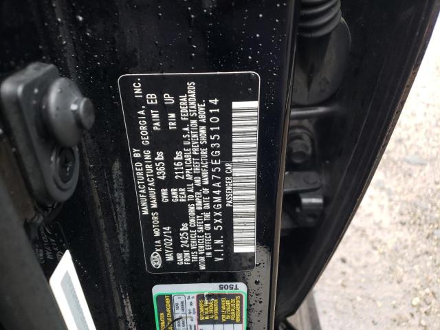 Photo 10 from auction – 2014 KIA OPTIMA LX with VIN 5XXGM4A75EG351014