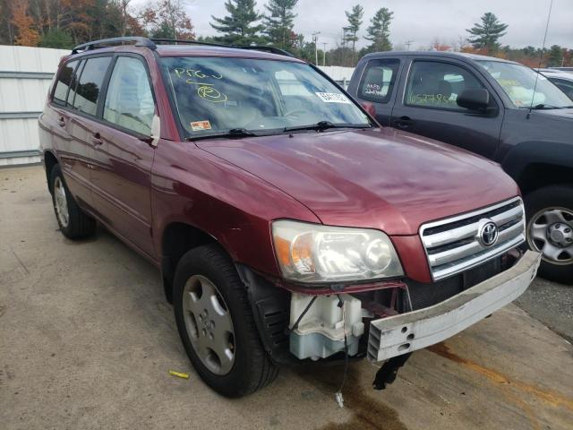 TOYOTA HIGHLANDER 2006 with VIN JTEEP21A460163839 - Photo from auction