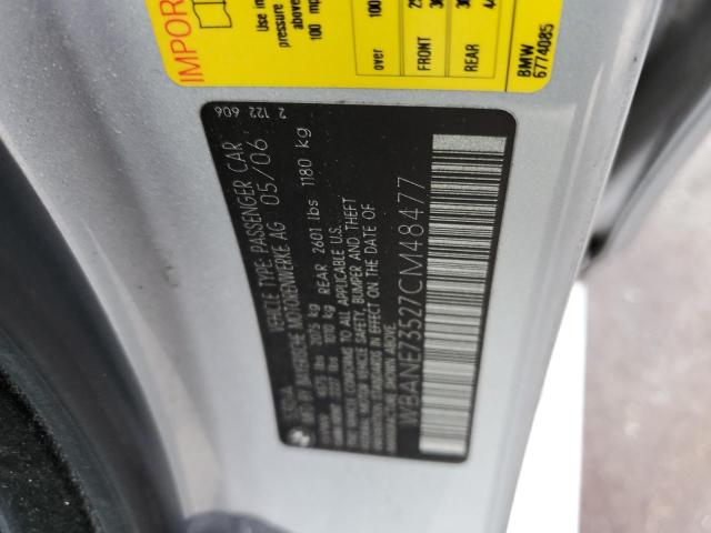 Photo 10 from auction – 2007 BMW 5 SERIES with VIN WBANE73527CM48477