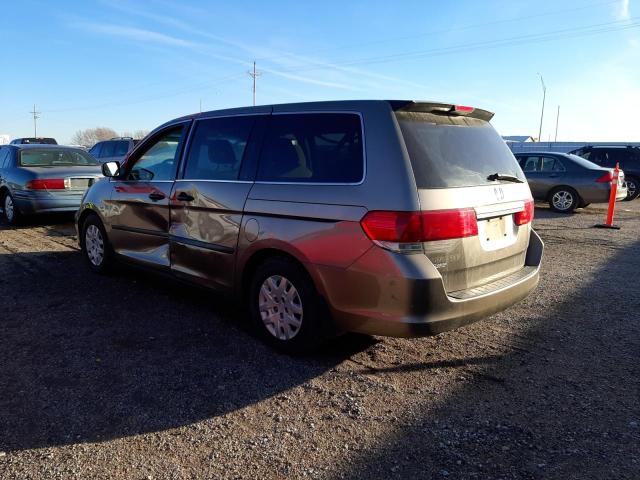 Photo 3 from auction – 2008 HONDA ODYSSEY LX with VIN 5FNRL38258B075666