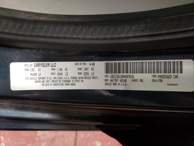 Photo 10 from auction – 2008 DODGE AVENGER SX with VIN 1B3LC56J38N267618