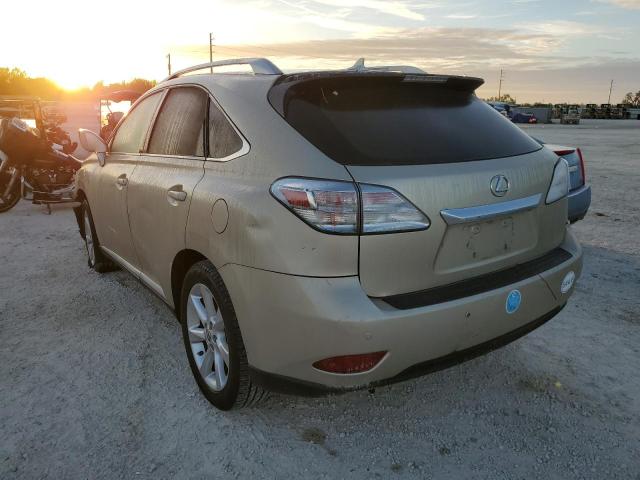Photo 3 from auction – 2011 LEXUS RX 350 with VIN 2T2ZK1BA3BC057438