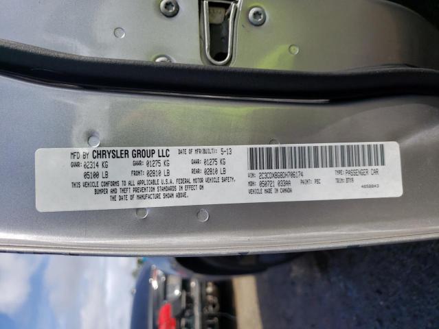 Photo 10 from auction – 2013 DODGE CHARGER SE with VIN 2C3CDXBG8DH706174
