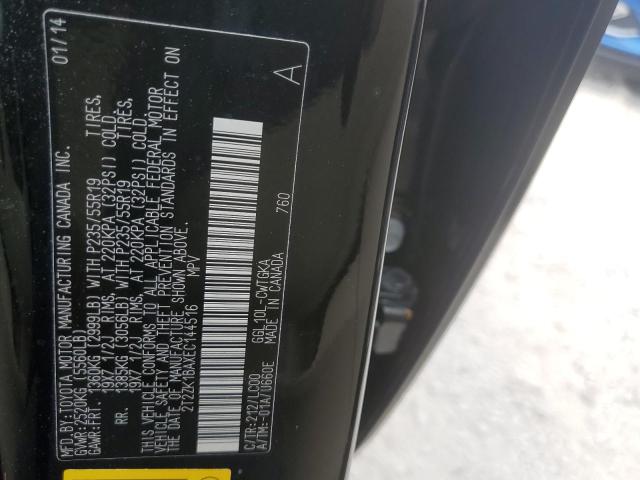Фото 10 с аукциона – 2014 LEXUS RX 350 с VIN 2T2ZK1BAXEC144516