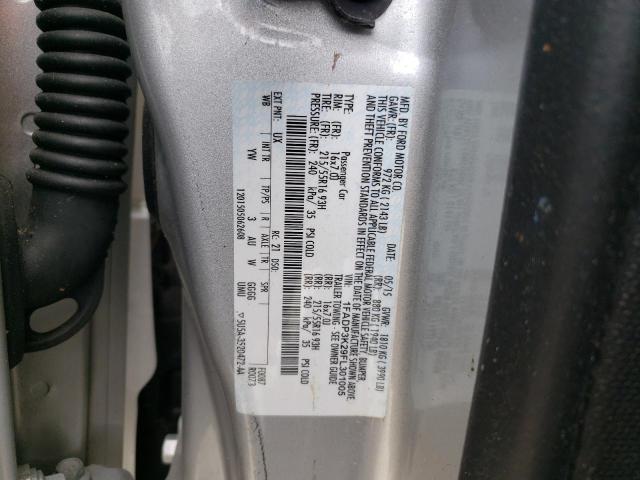 Photo 10 from auction – 2015 FORD FOCUS SE with VIN 1FADP3K29FL301005