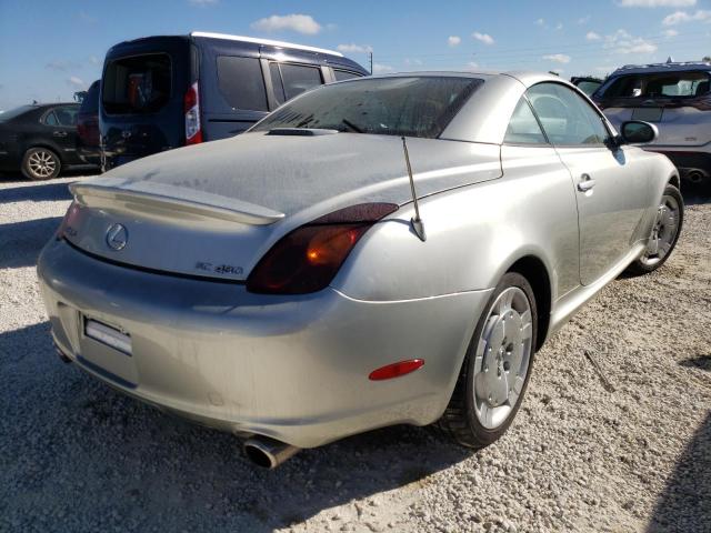 Photo 4 from auction – 2002 LEXUS SC 430 with VIN JTHFN48Y420018385