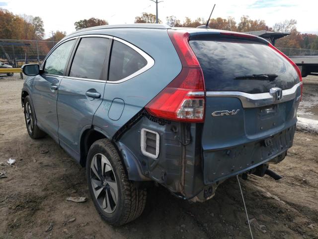 Photo 3 from auction – 2016 HONDA CR-V TOURI with VIN 5J6RM4H93GL022843