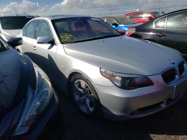 BMW 525 I 2007 with VIN WBANE53577CK92683 - Photo from auction