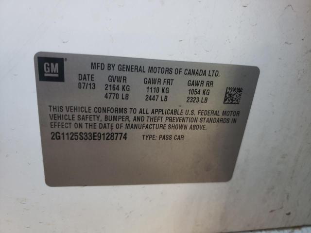 Photo 10 from auction – 2014 CHEVROLET IMPALA LT with VIN 2G1125S33E9128774