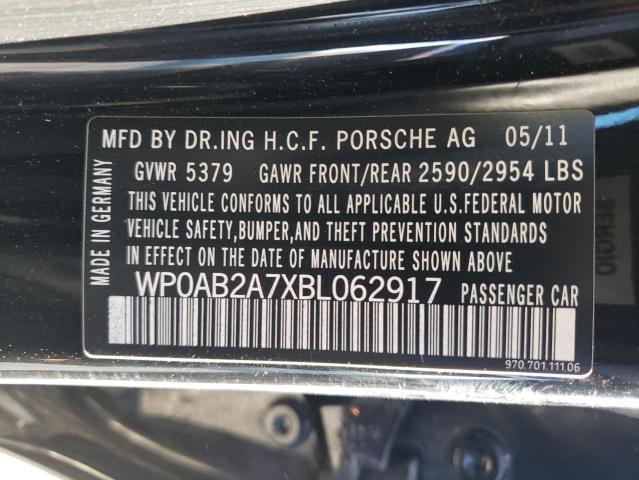 Photo 10 from auction – 2011 PORSCHE PANAMERA S with VIN WP0AB2A7XBL062917