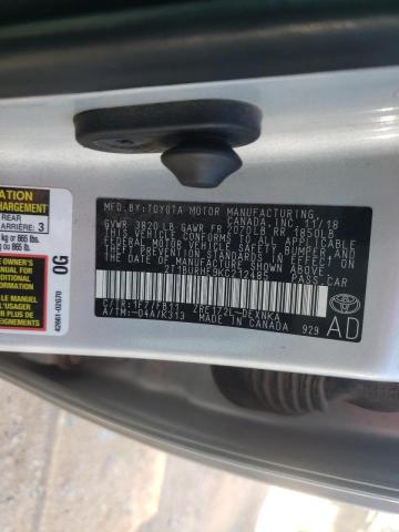 Photo 10 from auction – 2019 TOYOTA COROLLA L with VIN 2T1BURHE9KC212485